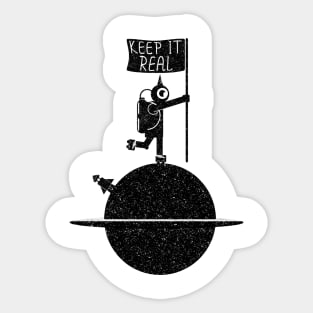 Astronaut Keep it real Sticker